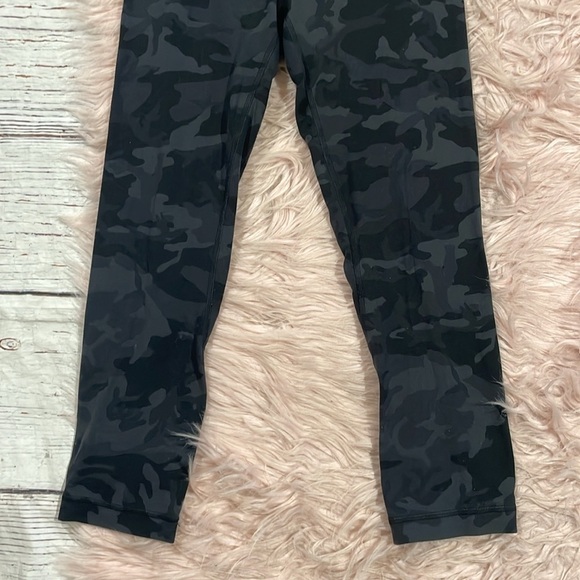 Lululemon Align Crop 21" Incognito Camo Multi Grey Nulu Leggings - Picture 6 of 11